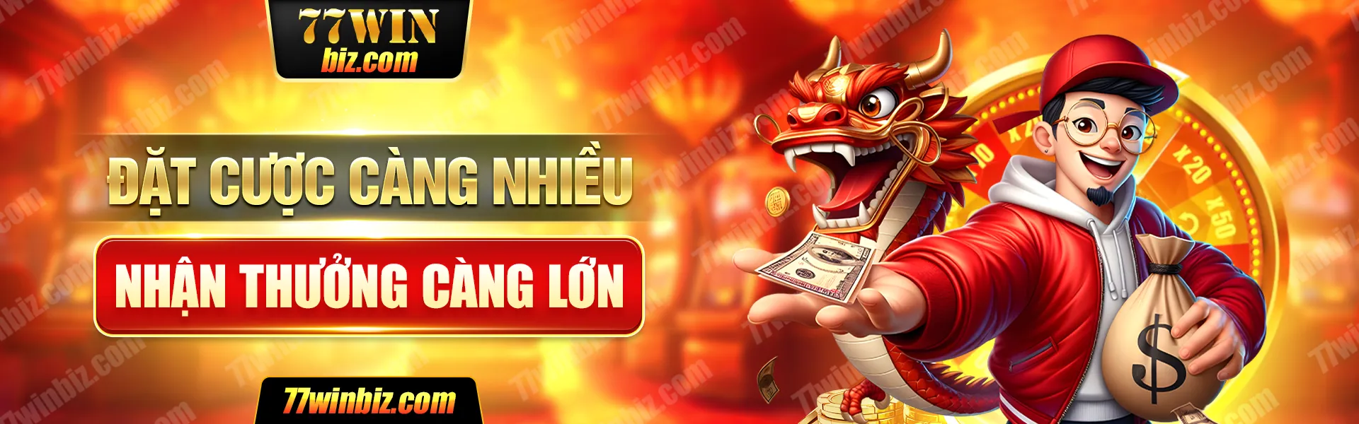 77Win đặt cược càng nhiều nhận thưởng càng lớn